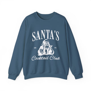 Santa's Cocktail Club Christmas Sweatshirt