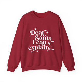 Dear Santa I Can Explain Christmas Sweatshirt