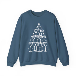 Champagne Tower Christmas Sweatshirt