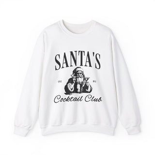 Santa's Cocktail Club Christmas Sweatshirt