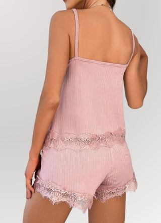 Babydoll Cami and Short Pajama Set