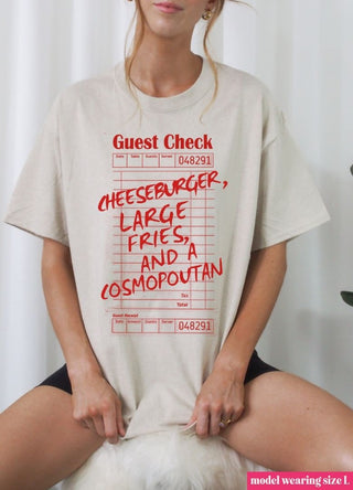 Guest Check - Cheeseburger Graphic Tee