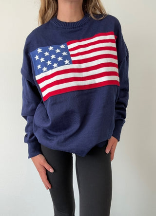 Oversized Flag Sweater