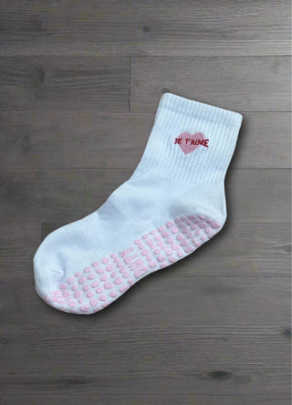 Solid Off Duty Grip Pilates Socks