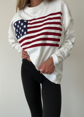 Oversized Flag Sweater