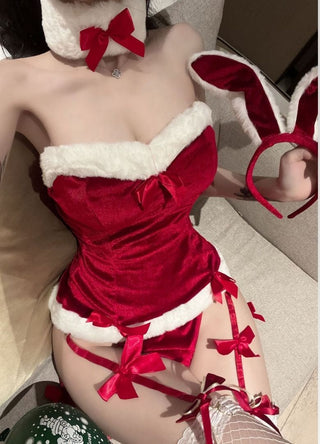 Santa’s Bunny Lingerie Set