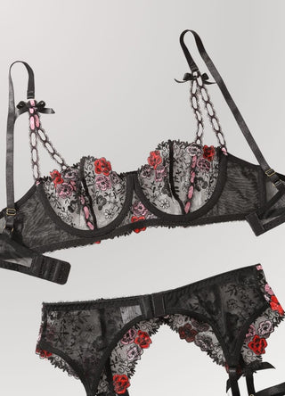 Poppy Passion Lingerie Set