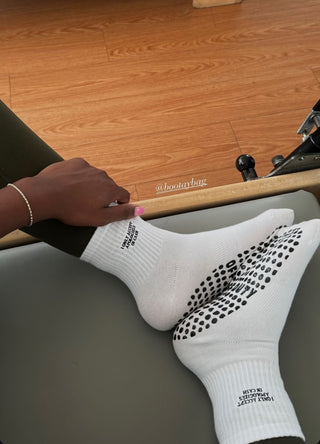 Solid Off Duty Grip Pilates Socks