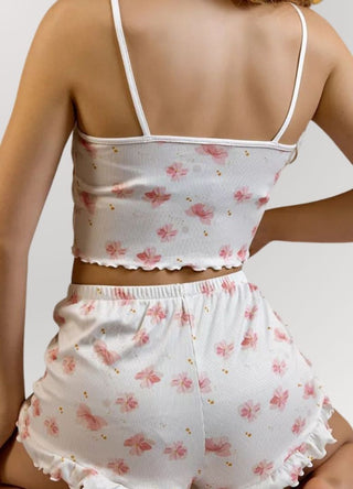 Wildflower Wishes Crop Cami and Shorts Pajama Set*